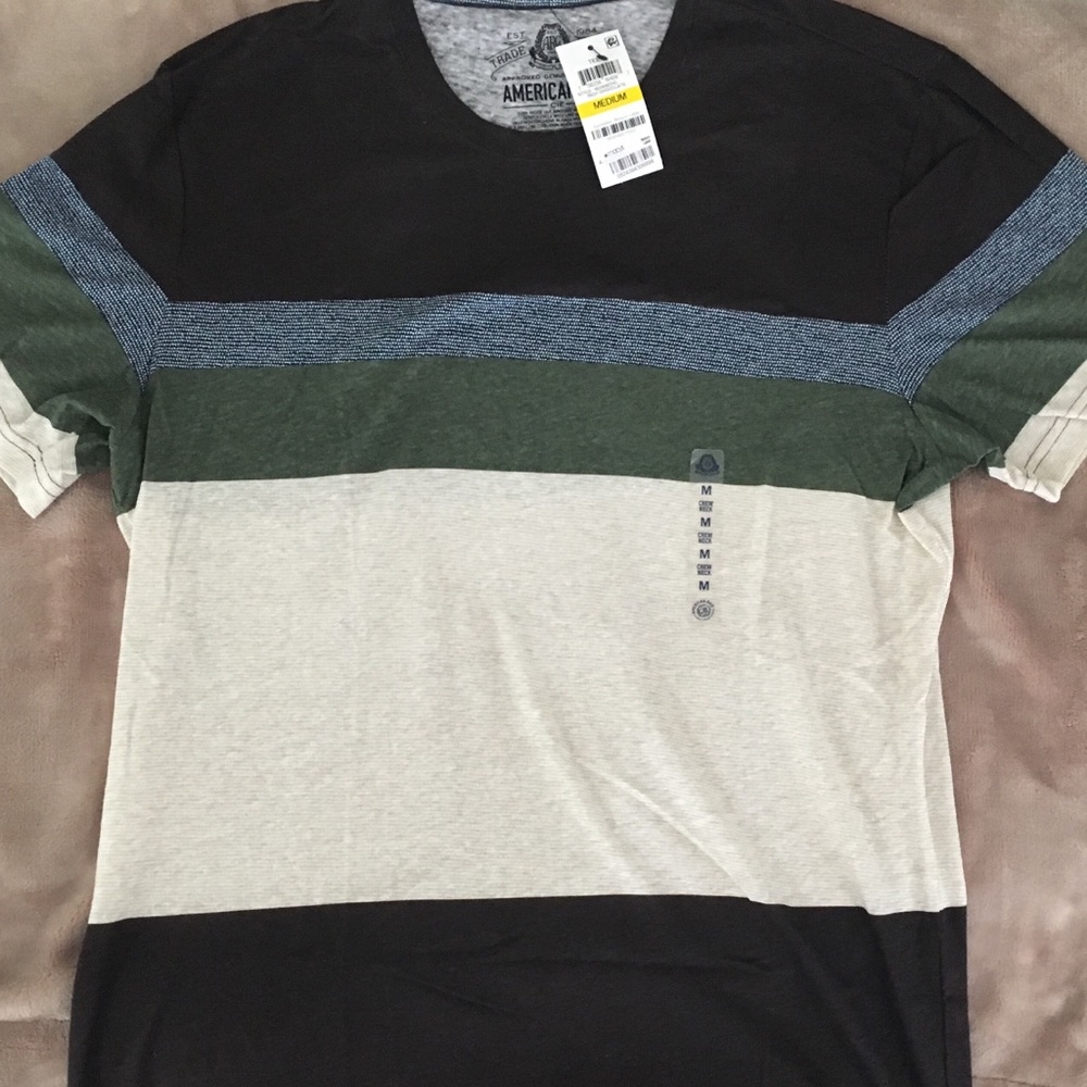 American Rag Striped Multi-Color Young Men’s Tee